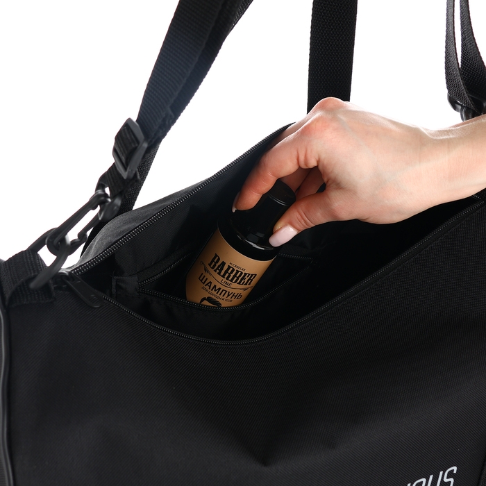 Сумка дорожная, TEXTURA, маленький размер, цвет чёрный Сумка дорожная, TEXTURA, маленький размер, цвет чёрный