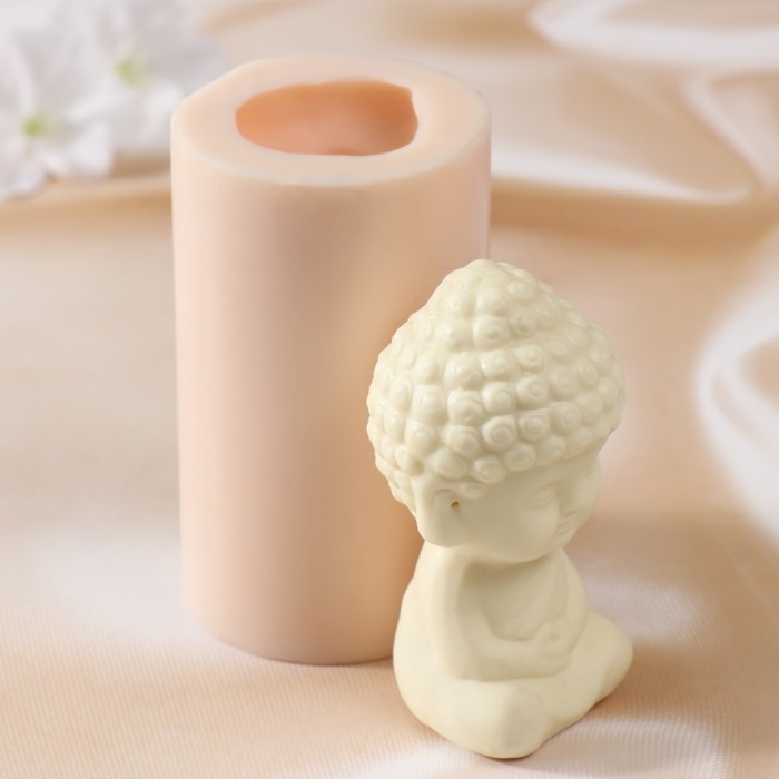 Молд силиконовый Молд силиконовый "Будда 2" Силикон 9,5х5х5 см