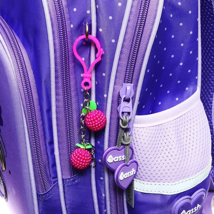 Рюкзак школьный 37 х 28 х 13 см, эргономичная спинка, Across 230, фиолетовый CS23-230-4 Рюкзак школьный 37 х 28 х 13 см, эргономичная спинка, Across 230, фиолетовый CS23-230-4