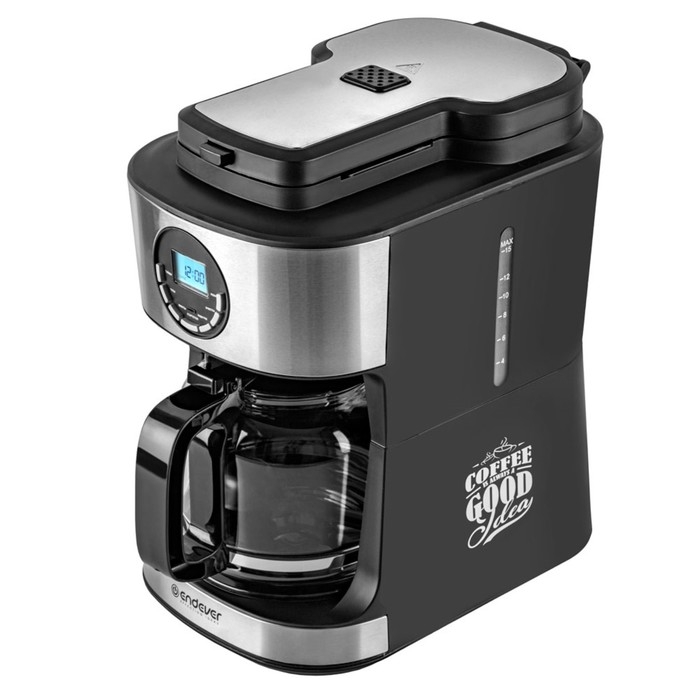 Кофеварка Endever Costa-1048, капельная, 1300 Вт, 1.8 л, чёрно-серая Кофеварка Endever Costa-1048, капельная, 1300 Вт, 1.8 л, чёрно-серая