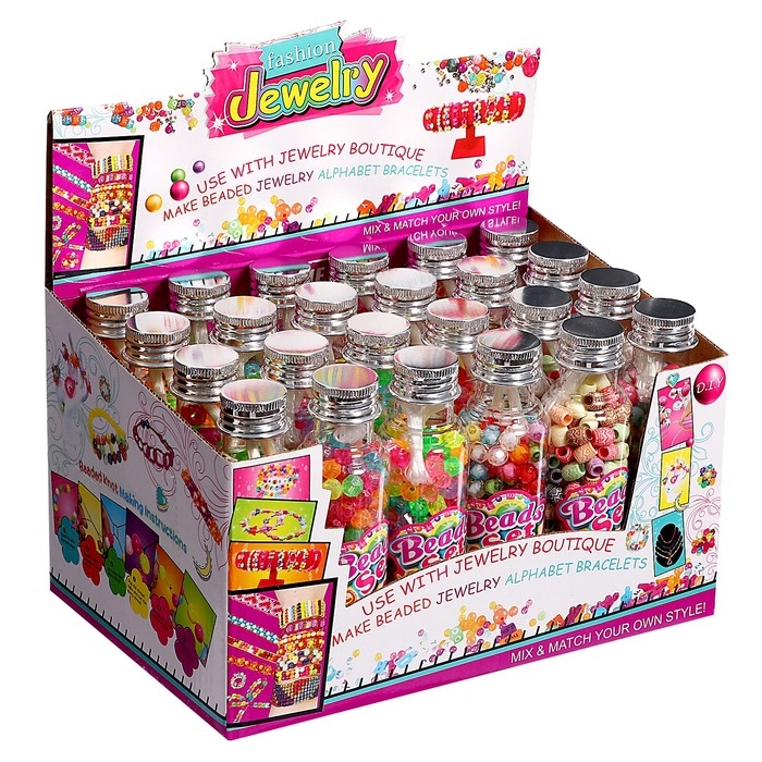 Набор для плетения «Разноцветные бусины», МИКС Набор для плетения «Разноцветные бусины», МИКС