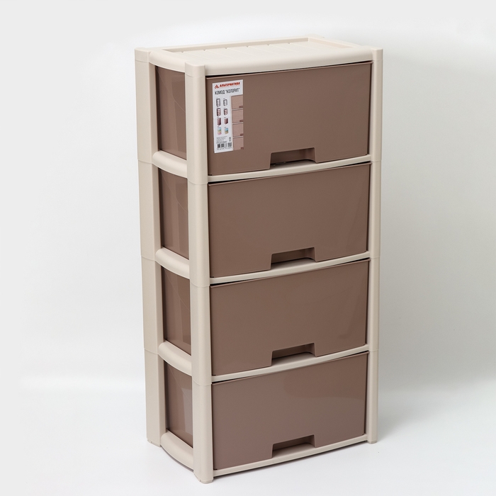 Комод 4-х секционный «Колорит», цвет микс Комод 4-х секционный «Колорит», цвет микс