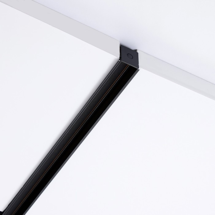 Шинопровод встраиваемый магнитный трековый ULTRA Шинопровод встраиваемый магнитный трековый ULTRA "Слим-100" 2жильный черный 100 см