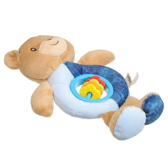 Игрушка-погремушка мягкая «Мишка», Mum&Baby Игрушка-погремушка мягкая «Мишка», Mum&Baby