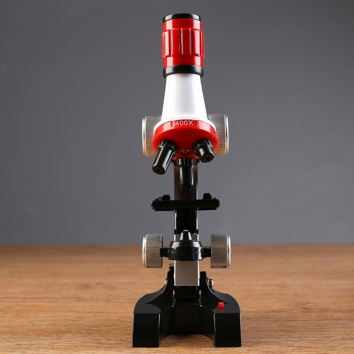 Микроскоп  Микроскоп "Юный исследователь", кратность увеличения 1200х, 400х, 100х, с подсветкой