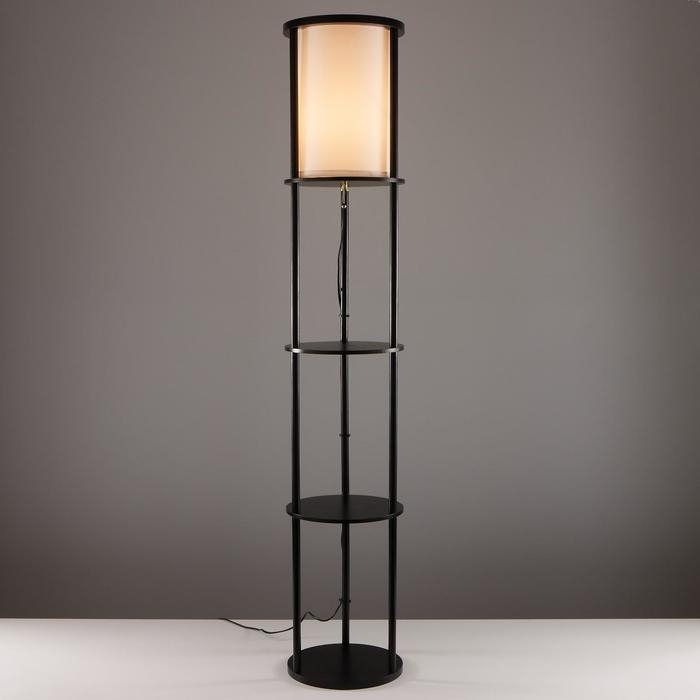 Торшер "Практик" Е27 40Вт черный 29х29х159 см