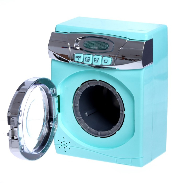 Бытовая техника «Стиральная машина», свет, дверца открывается Бытовая техника «Стиральная машина», свет, дверца открывается