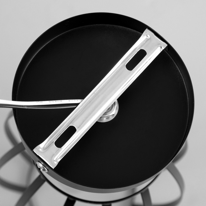 Спот Спот "Овал" Е27 40Вт черный 14х23 см