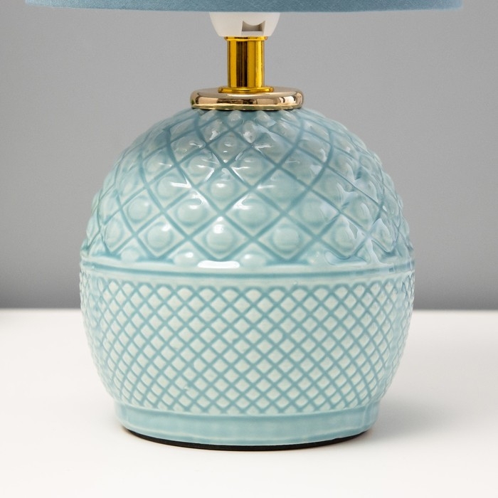 Настольная лампа Настольная лампа "Аурелия" Е14 40Вт голубой 15х15х29 см