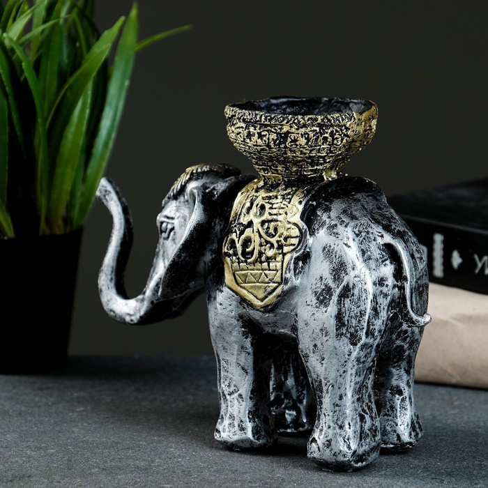 Подсвечник Подсвечник "Слон" серебро 13х19см