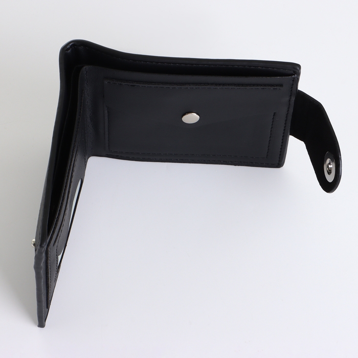 Портмоне мужское на магните, цвет чёрный Портмоне мужское на магните, цвет чёрный