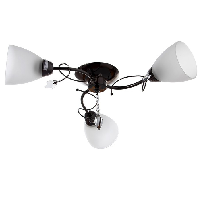 Люстра Люстра "Милана" 3x40Вт E27 черный 52х45х17 см