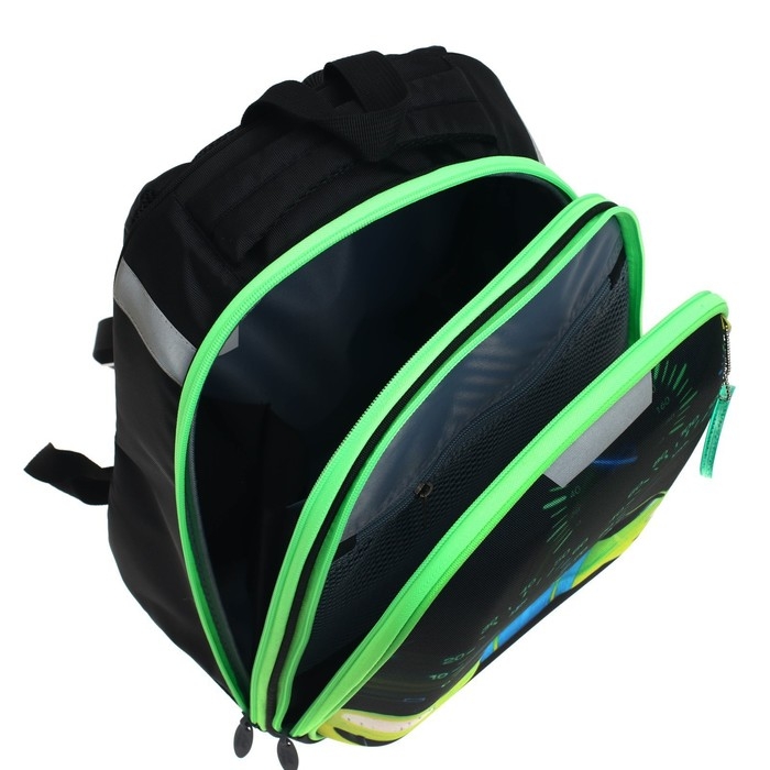 Рюкзак каркасный школьный, 37 х 28 х 19 см, Calligrata К Рюкзак каркасный школьный, 37 х 28 х 19 см, Calligrata К "Тачка"