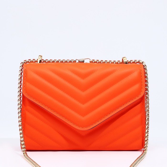 Сумка-мессенджер на молнии, цвет оранжевый Сумка-мессенджер на молнии, цвет оранжевый