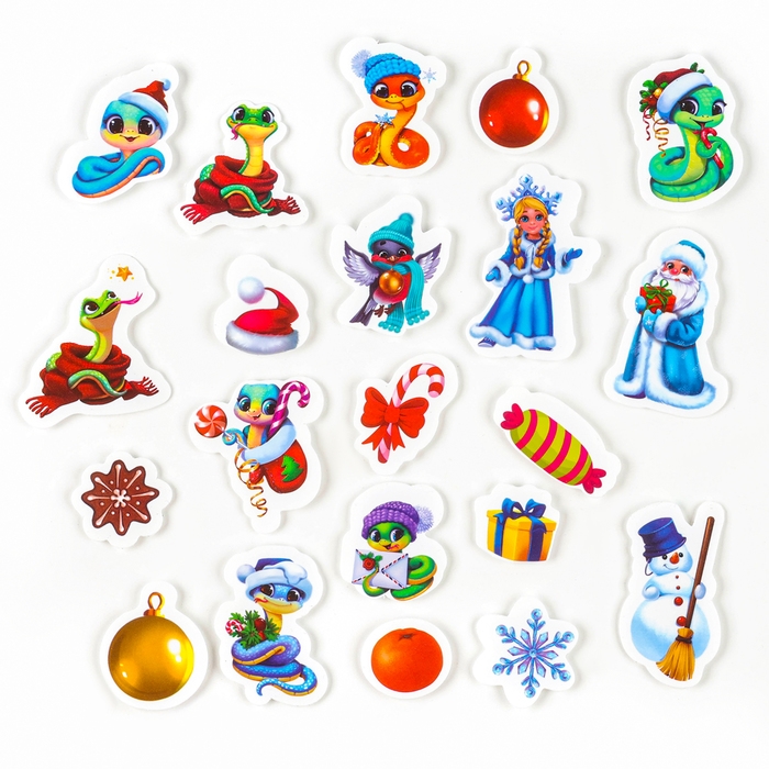 Игра на липучках на новый год. Веселые липучки «Елочка-красавица», змея Игра на липучках на новый год. Веселые липучки «Елочка-красавица», змея