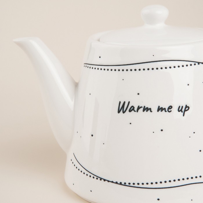 Чайник заварочный фарфоровый SL Home «Милый дом», 900 мл, 21×13,8×13,5 см, цвет белый Чайник заварочный фарфоровый SL Home «Милый дом», 900 мл, 21×13,8×13,5 см, цвет белый