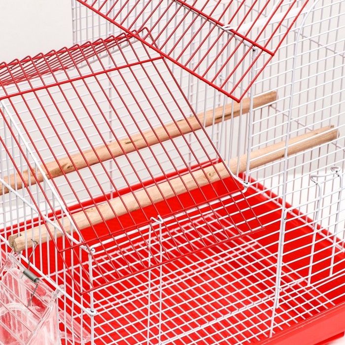 Клетка для птиц укомплектованная Bd-2/5h, 34 х 27 х 47 см, красная Клетка для птиц укомплектованная Bd-2/5h, 34 х 27 х 47 см, красная