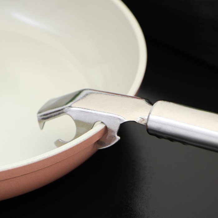 Держатель для сковород и пароварок Доляна, 17 см, цвет серебристый Держатель для сковород и пароварок Доляна, 17 см, цвет серебристый