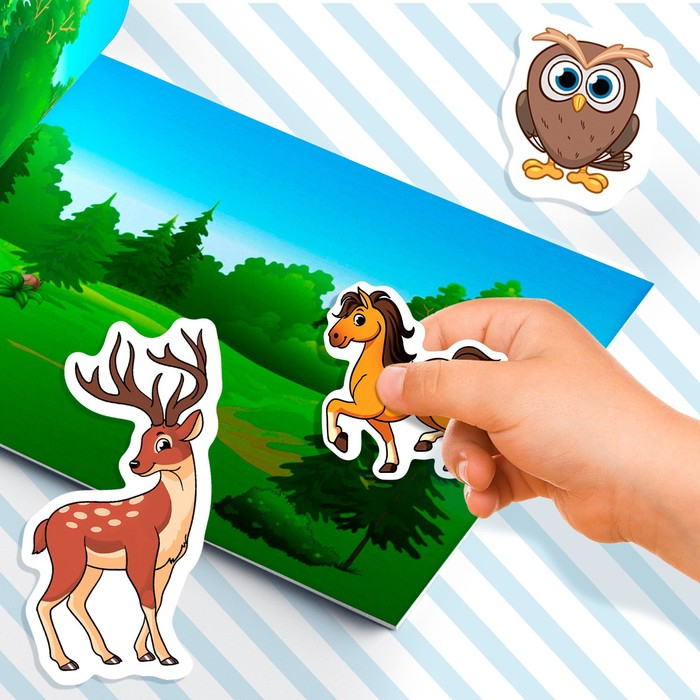 250 наклеек набор «Животные», 7 шт. по 8 стр. 250 наклеек набор «Животные», 7 шт. по 8 стр.