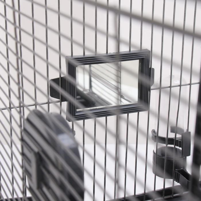 Клетка для птиц Клетка для птиц "Пижон" №100, разборная, 42 х 30 х 37см (укомплект.) серая