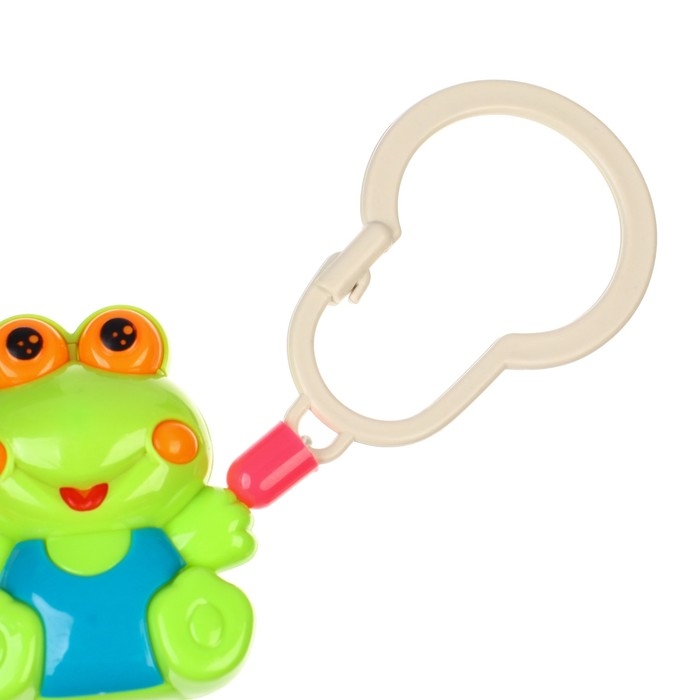 Растяжка на коляску/кроватку «Лягушки», 3 игрушки, цвет МИКС, Крошка Я Растяжка на коляску/кроватку «Лягушки», 3 игрушки, цвет МИКС, Крошка Я