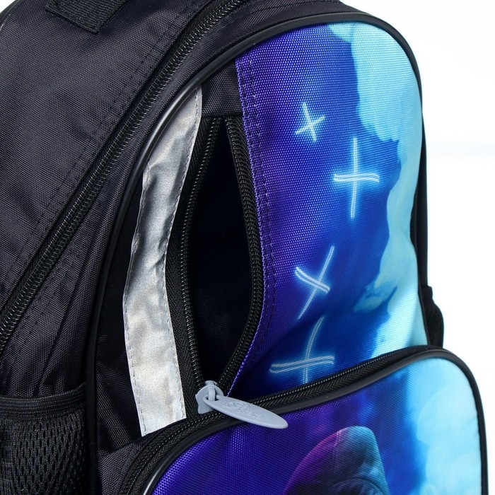 Рюкзак школьный, 37 х 26 х 13 см, эргономичная спинка, Calligrata ОРТ Рюкзак школьный, 37 х 26 х 13 см, эргономичная спинка, Calligrata ОРТ "Маска"