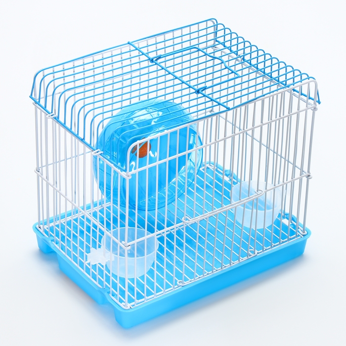 Клетка для грызунов укомплектованная RT-2q, 22 х 16 х 20 см, голубая (фасовка 30 шт) Клетка для грызунов укомплектованная RT-2q, 22 х 16 х 20 см, голубая (фасовка 30 шт)