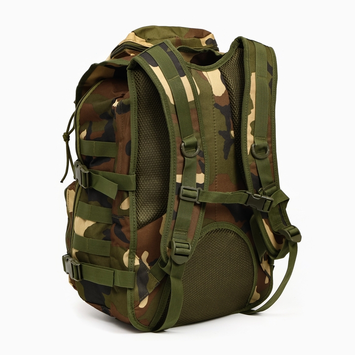 Рюкзак тактический Рюкзак тактический "Storm tactic" мужской, стропы MOLLE, 40 л, камуфляж woodland