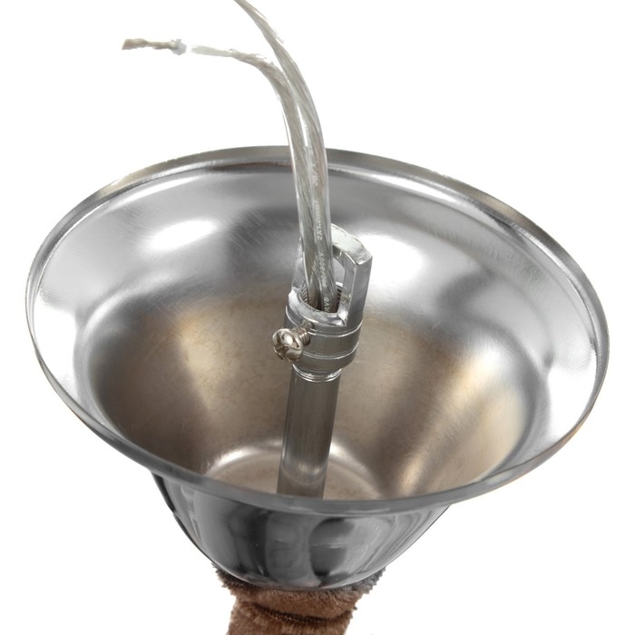 Люстра Люстра "Мария" 8хЕ14 25Вт лазурный 72х72х60-90 см BayerLux