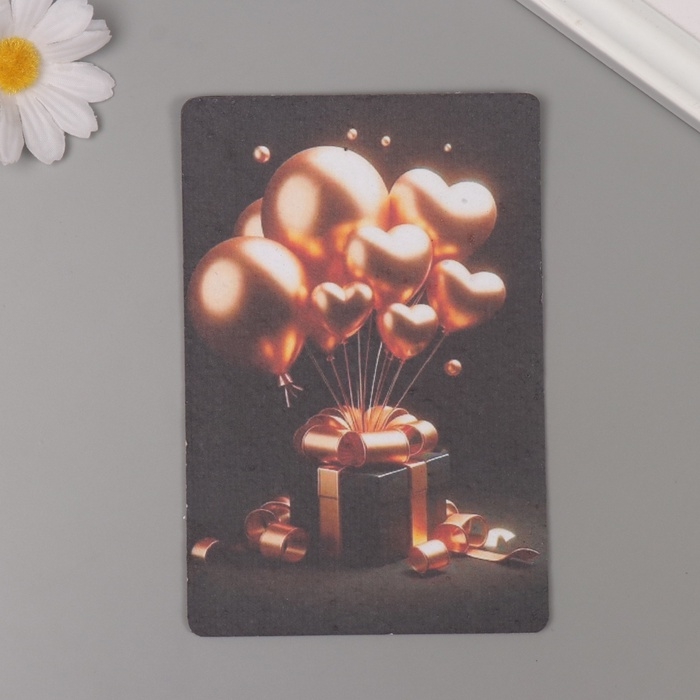 Растущая открытка Растущая открытка "Шарики" 10*15 см