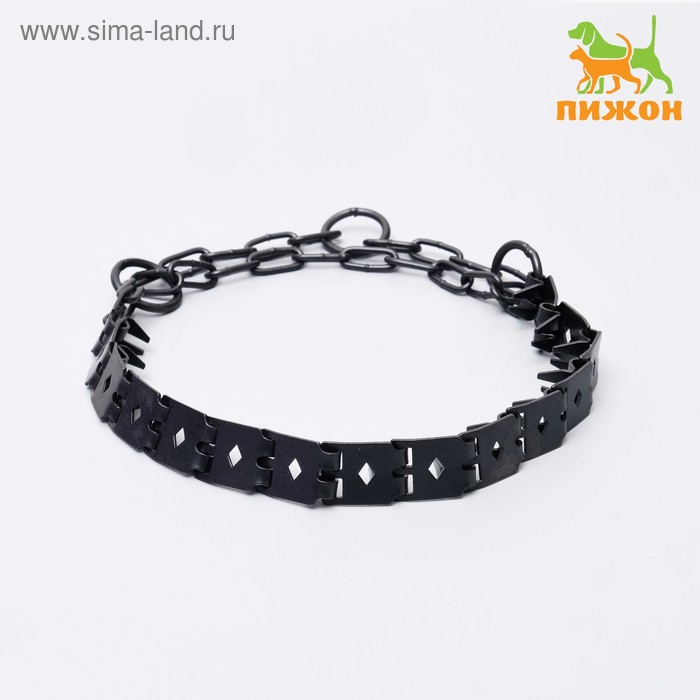 Ошейник строгий пластинчатый вороненый,  50 х 2,3 см Ошейник строгий пластинчатый вороненый,  50 х 2,3 см