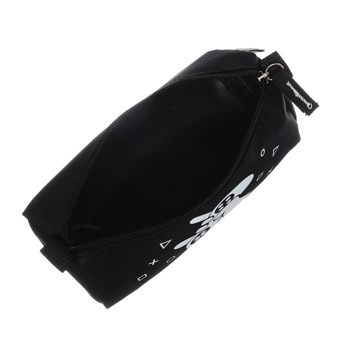 Пенал мягкий, 1 отделение, 85 х 200 х 65 мм, объёмный, Феникс  Пенал мягкий, 1 отделение, 85 х 200 х 65 мм, объёмный, Феникс "Джойстики" чёрный/белый 61897