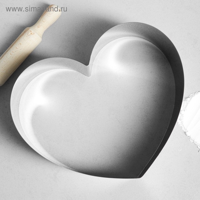 Форма для выпечки и выкладки «Сердце», h-8,5 см, 28 х 28 см Форма для выпечки и выкладки «Сердце», h-8,5 см, 28 х 28 см