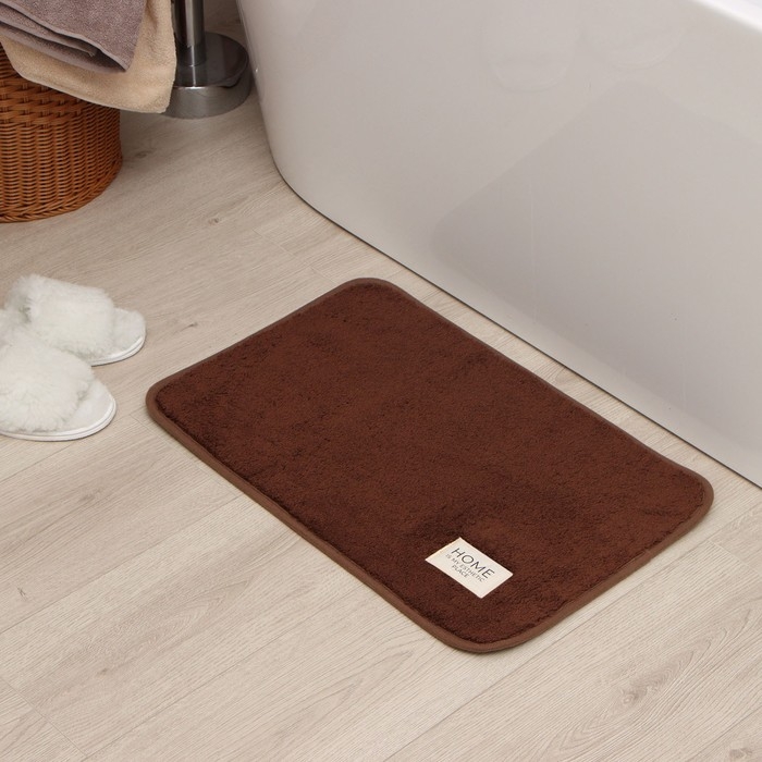 Коврик Этель Стиль цвет коричневый, 40х60 см Коврик Этель Стиль цвет коричневый, 40х60 см