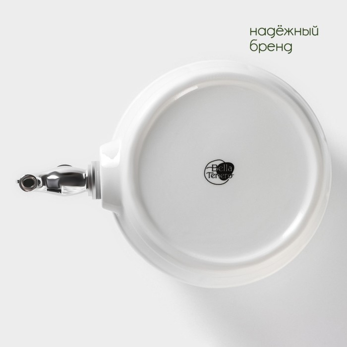 Бочонок фарфоровый с краником на деревянной подставке BellaTenero, 2,5 л, цвет белый Бочонок фарфоровый с краником на деревянной подставке BellaTenero, 2,5 л, цвет белый