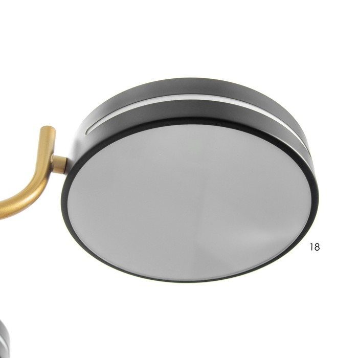 Люстра Люстра "Нестер" 6хLED 156Вт 3000-6000К черно-золотой 87х87х35 см BayerLux