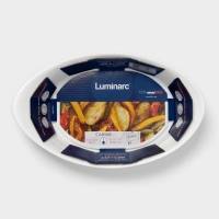 Форма для запекания Luminarc SMART CUISINE CARINE, 21×13 см, овальная, стеклокерамика, белая