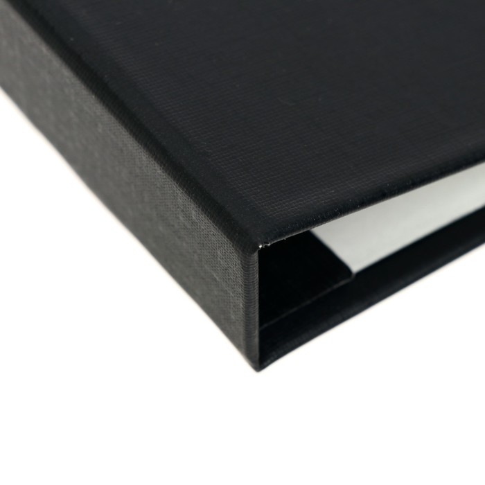 Папка "Курсовой проект" А4, бумвинил, гребешки/сутаж, (без бумаги) чёрная 10КП01