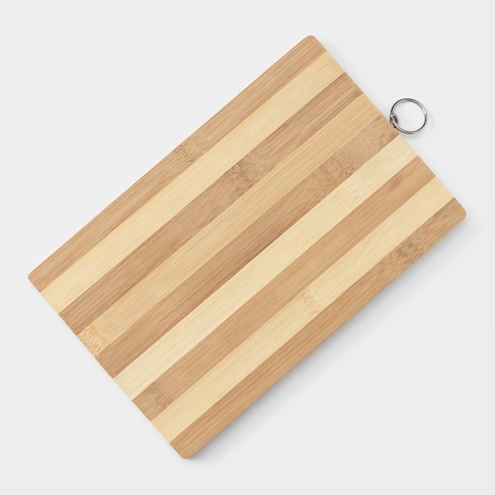 Доска разделочная деревянная Доляна «Зебра», 28×18×1,7 см