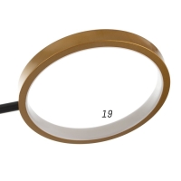 Люстра с ПДУ 2299/9GD LED 176Вт 3000-6000К золото 88х88х18 см BayerLux