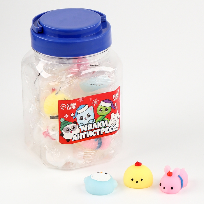 Новогодняя антистресс сквиш мялка, змея «Весёлый Новый год», в банке, фасовка 20 шт. Новогодняя антистресс сквиш мялка, змея «Весёлый Новый год», в банке, фасовка 20 шт.