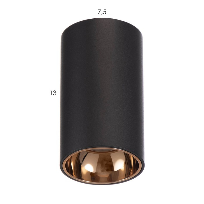 Светильник 671515/1 LED 12Вт черный-золото 7,5х7,5х15 см BayerLux Светильник 671515/1 LED 12Вт черный-золото 7,5х7,5х15 см BayerLux