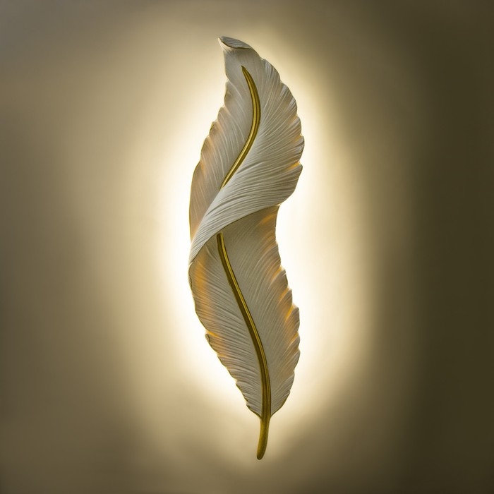 Бра "Перо" LED 22Вт 4000К белый 17х4х64см