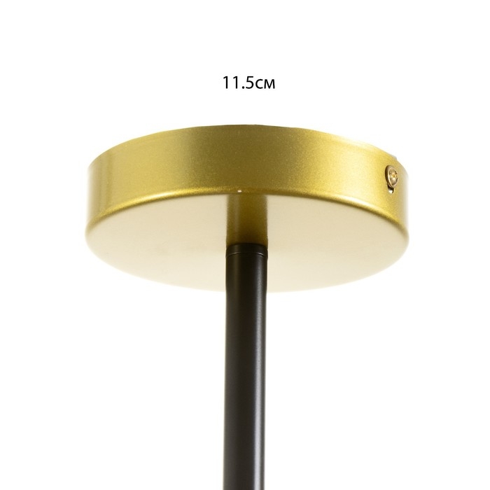 Люстра Люстра "Бьянка" 5хЕ14 40Вт 5хG4 20Вт черно-золотой 70х70х30 см BayerLux