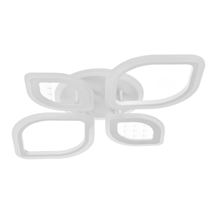 Люстра с ПДУ Люстра с ПДУ "Герда" LED 120Вт 3000-6000Вт RGB белый 67х56х9,5см BayerLux