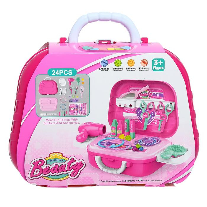 Набор парикмахера «Маленький парикмахер», с аксессуарами Набор парикмахера «Маленький парикмахер», с аксессуарами