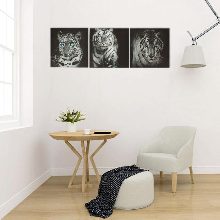 Картина модульная на подрамнике  Картина модульная на подрамнике "Кошки"  3шт.-28*28см;   28х84см