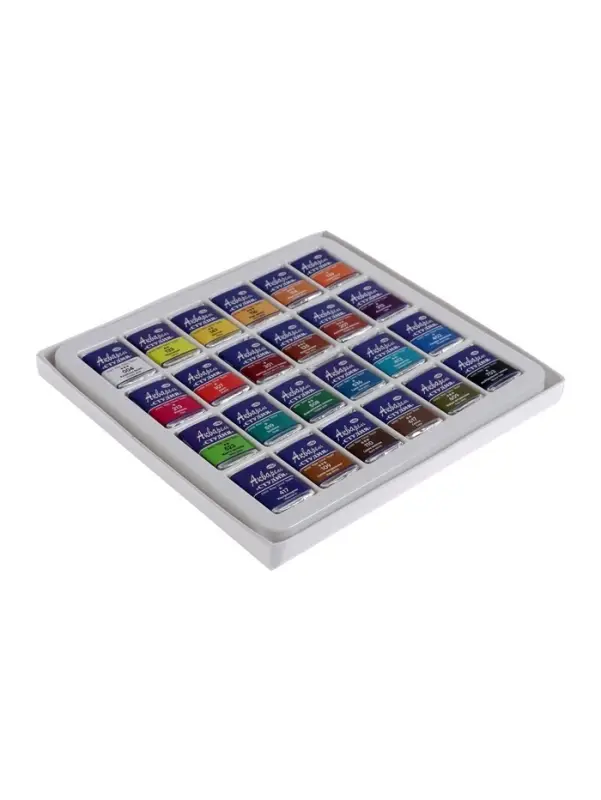 Акварель художественная в кюветах &laquo;Гамма. Студия&raquo;, 24 цвета &times; 2.5 мл