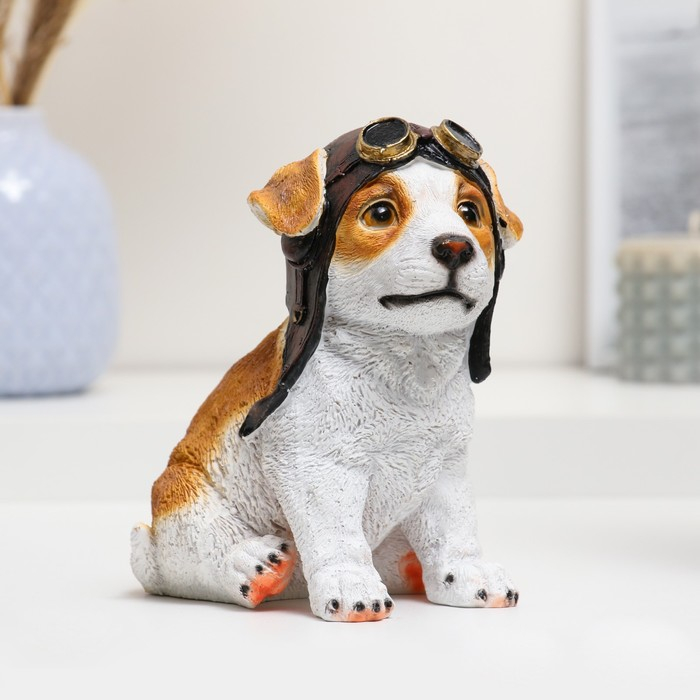 Фигура  Фигура "Щенок - авиатор" 14х10х16см