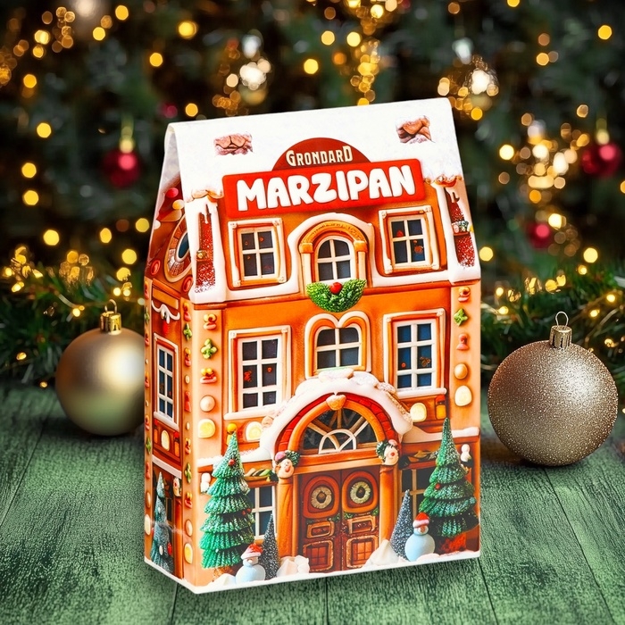 Новый год. Конфеты глазированные марципановые, со вкусом яблока и корицы, 84 г Новый год. Конфеты глазированные марципановые, со вкусом яблока и корицы, 84 г